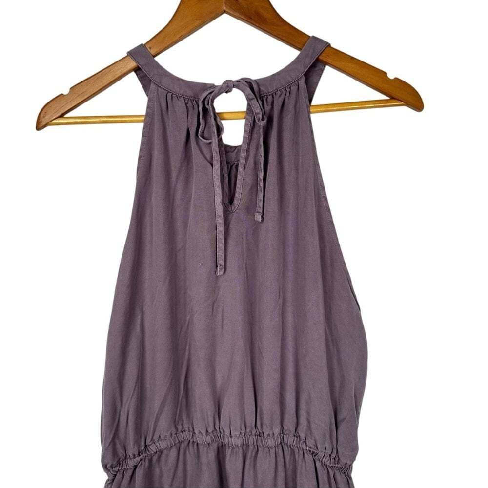 Tentree Cyprus Dress Women’s Size Large Purple 100% Tencel EcoCore Vacation - Picture 6 of 12